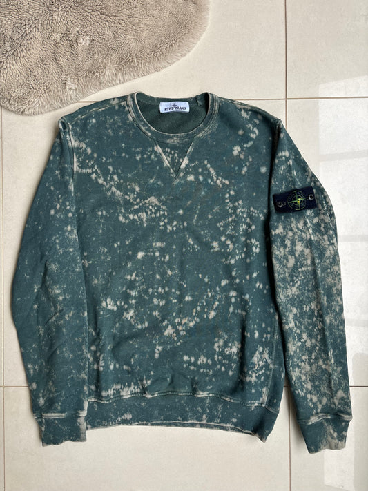 Stone Island OVD-Dye SS2021 Petrol Blue Sweatshirt M