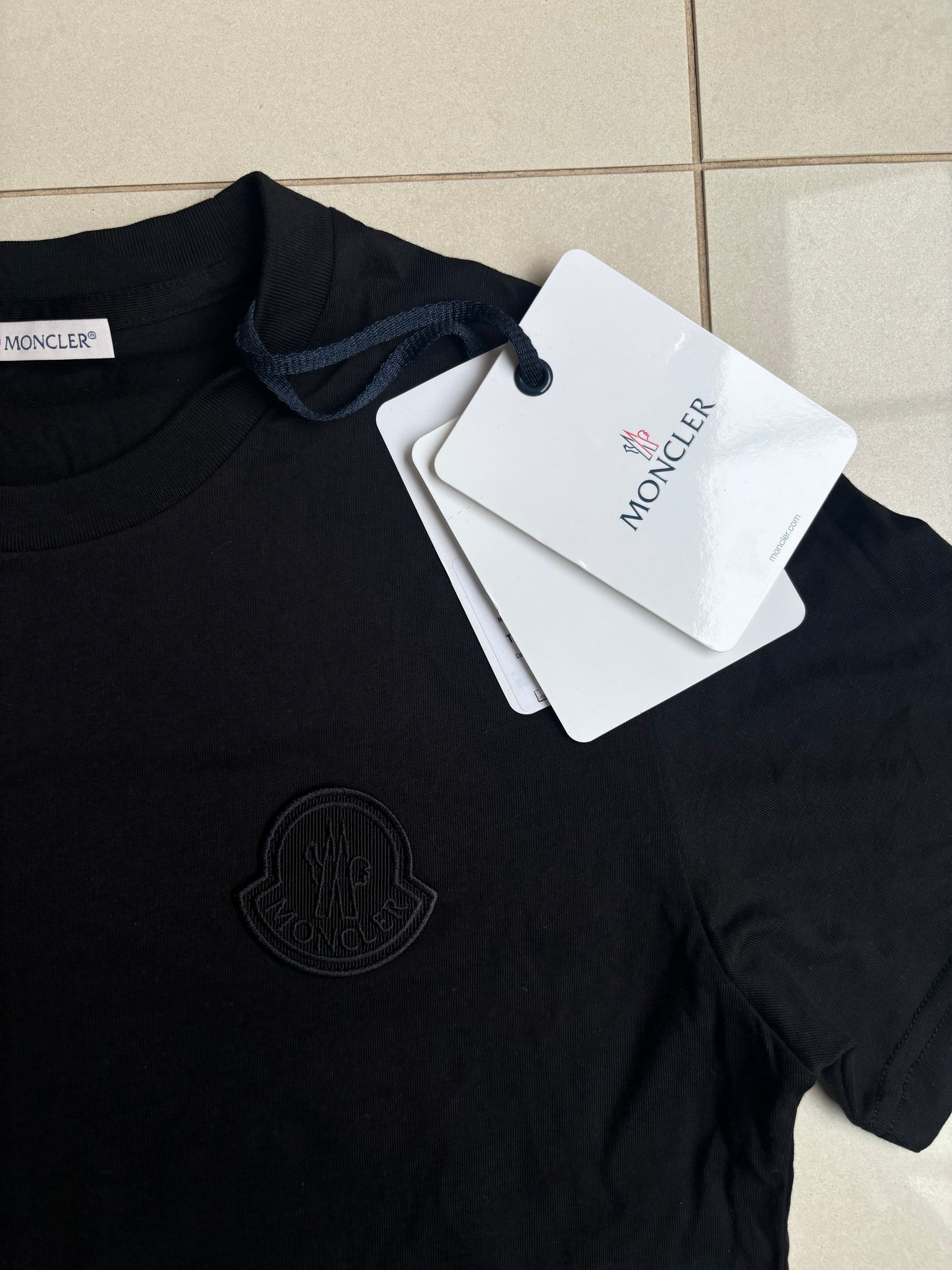 Moncler Extreme & Cord Logo T shirt Black S