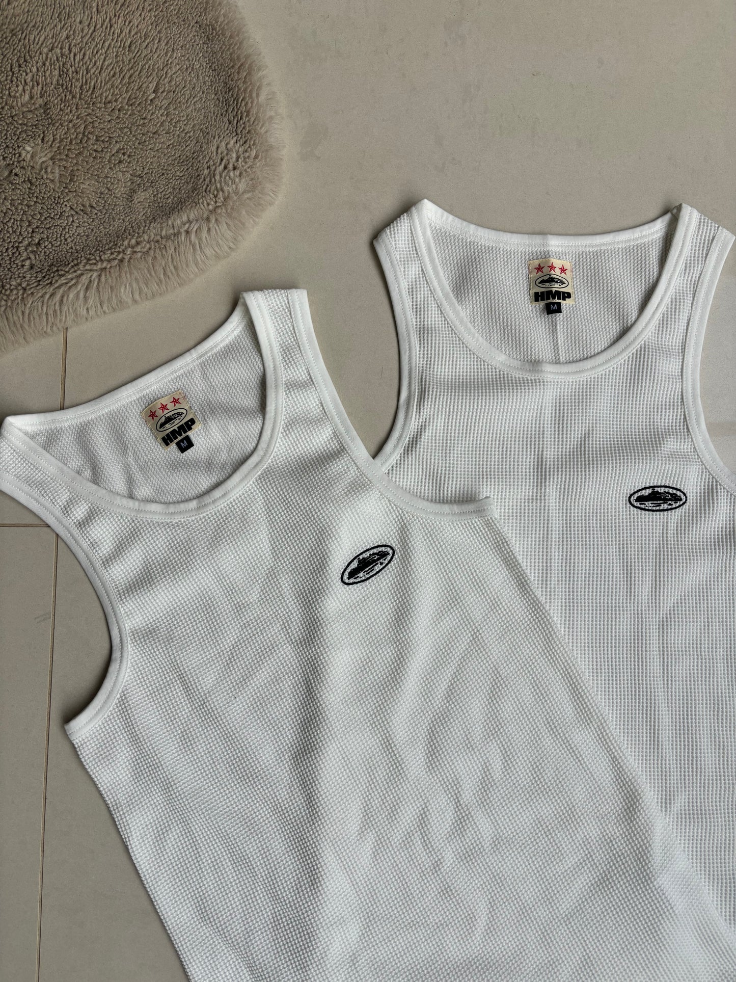 Corteiz HMP tank top vest white M