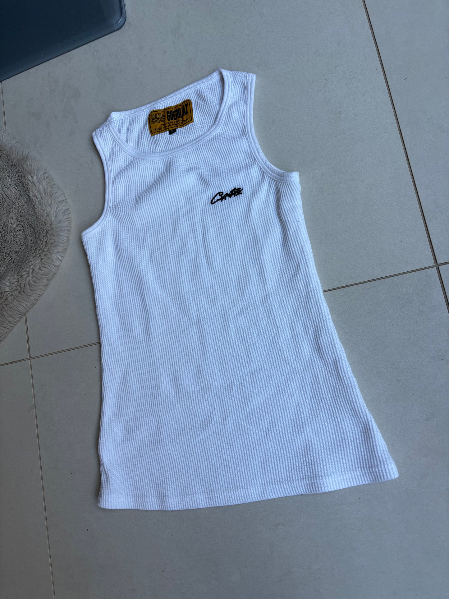 Corteiz Allstarz tank top vest white S