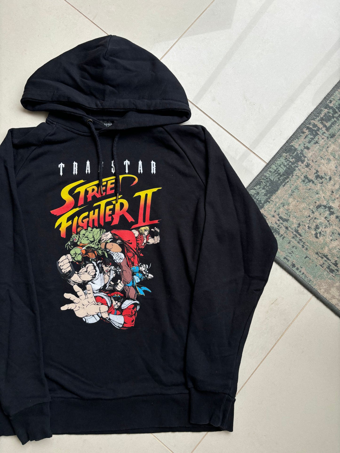 Trapstar x Street Fighter 2 Hoodie Black M