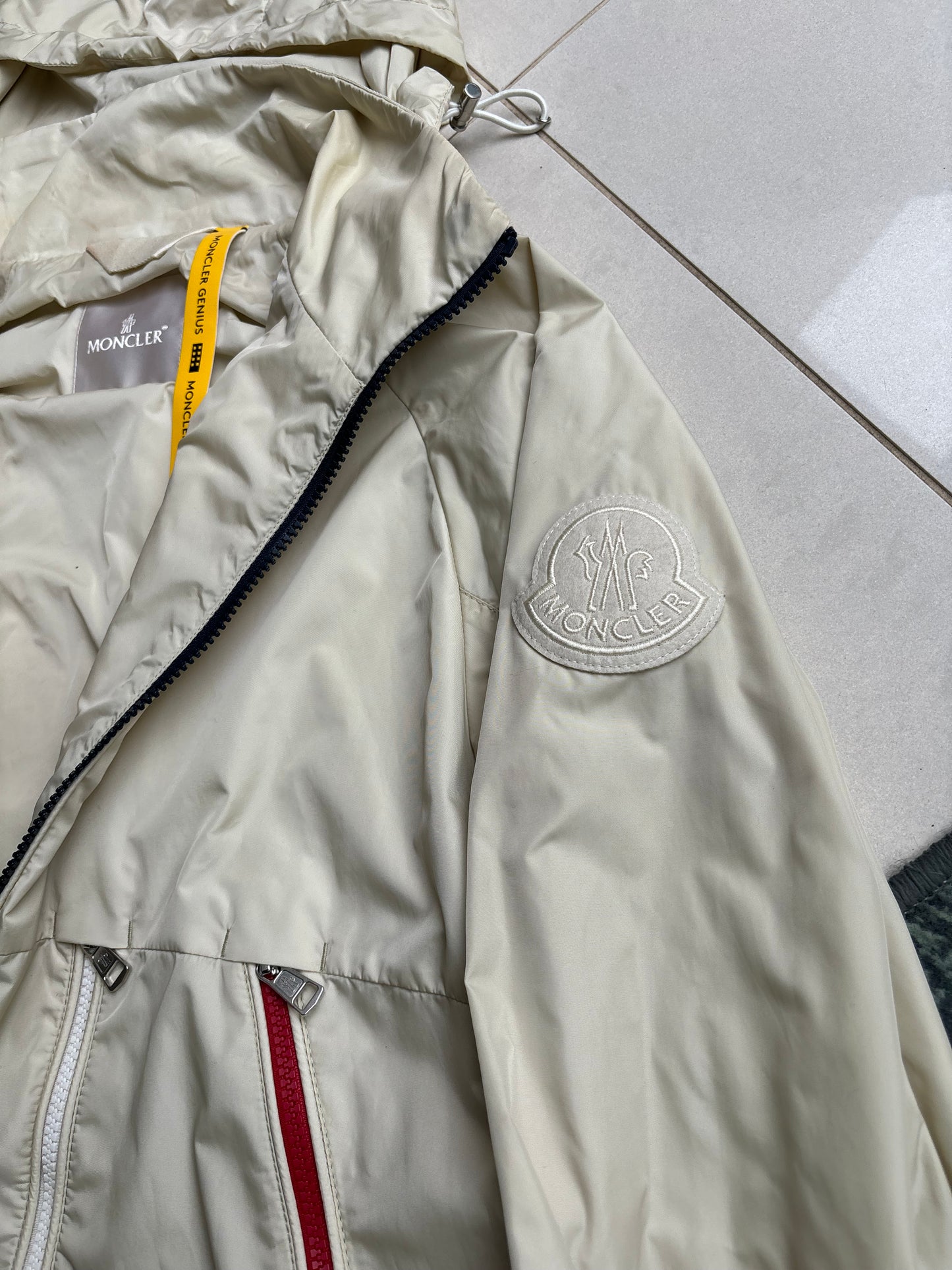 Moncler Genius Windbreaker Cream Red 1