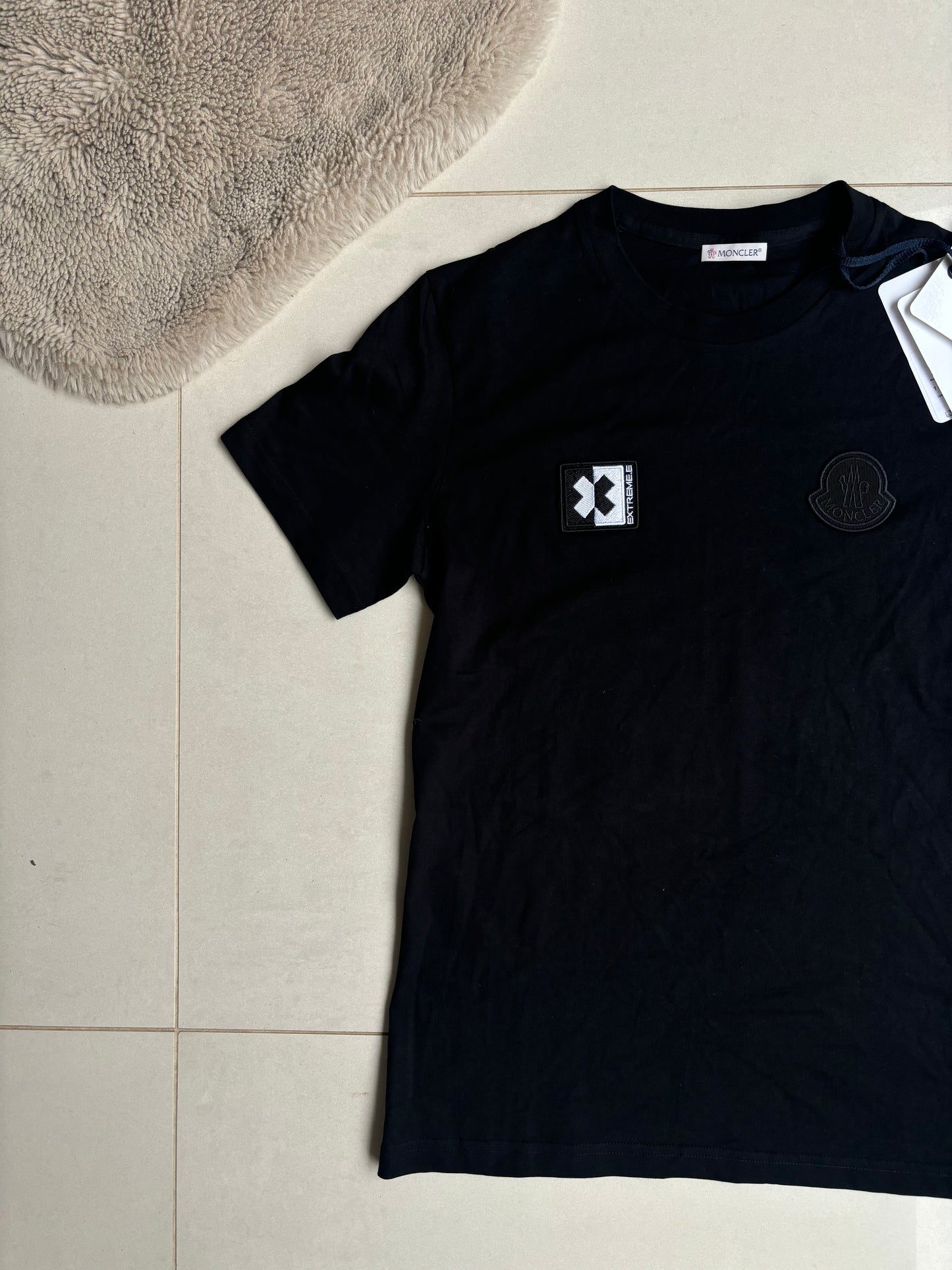 Moncler Extreme & Cord Logo T shirt Black S