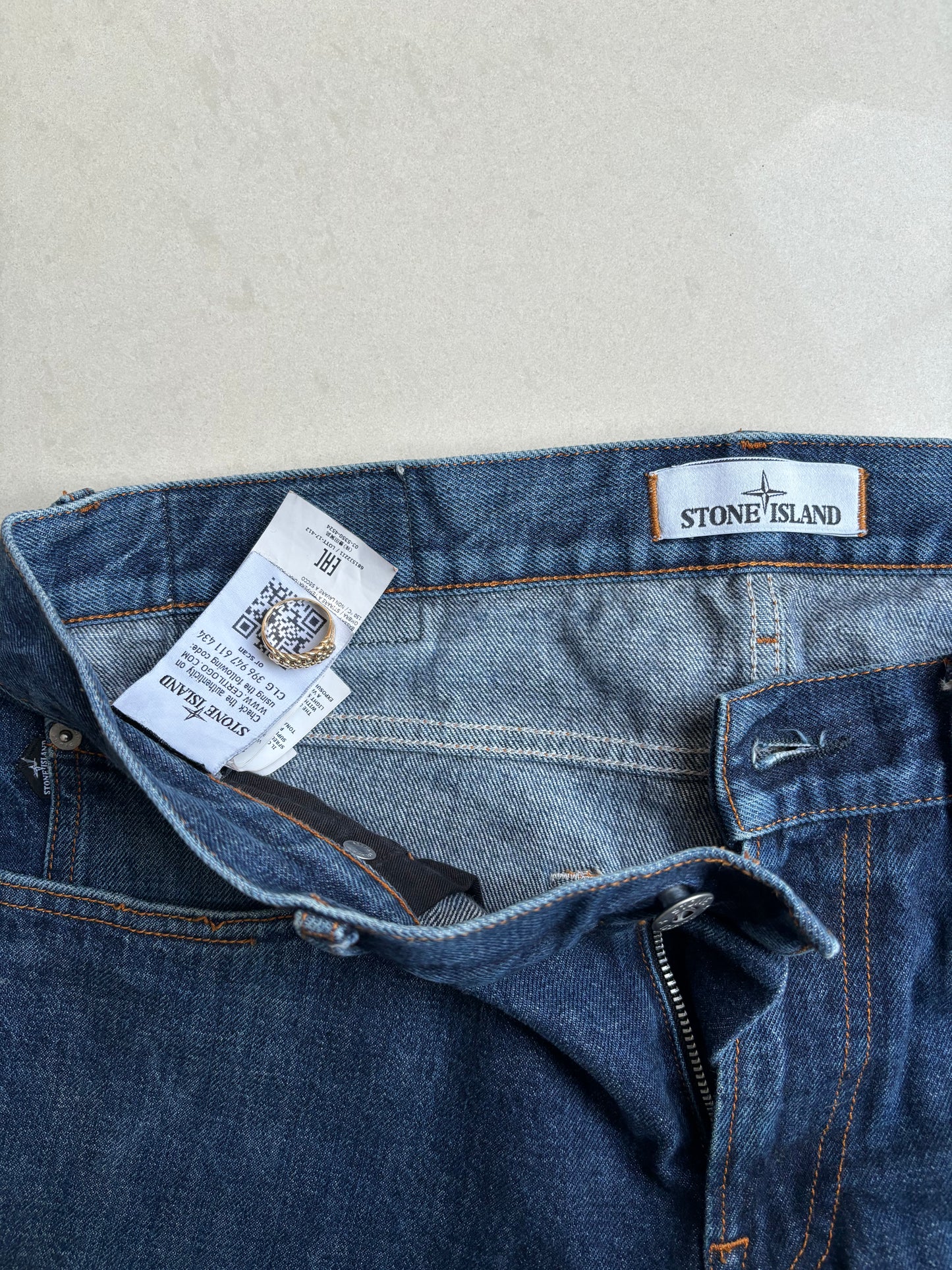 Stone Island Slim Navy Blue Jeans 32/32