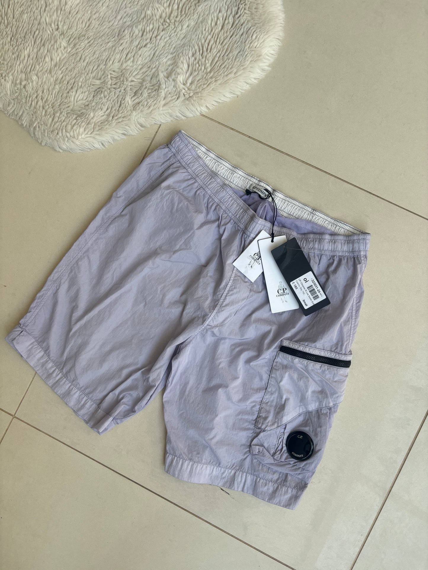 C.P Company Lens Swim Shorts Lavender Violet 46