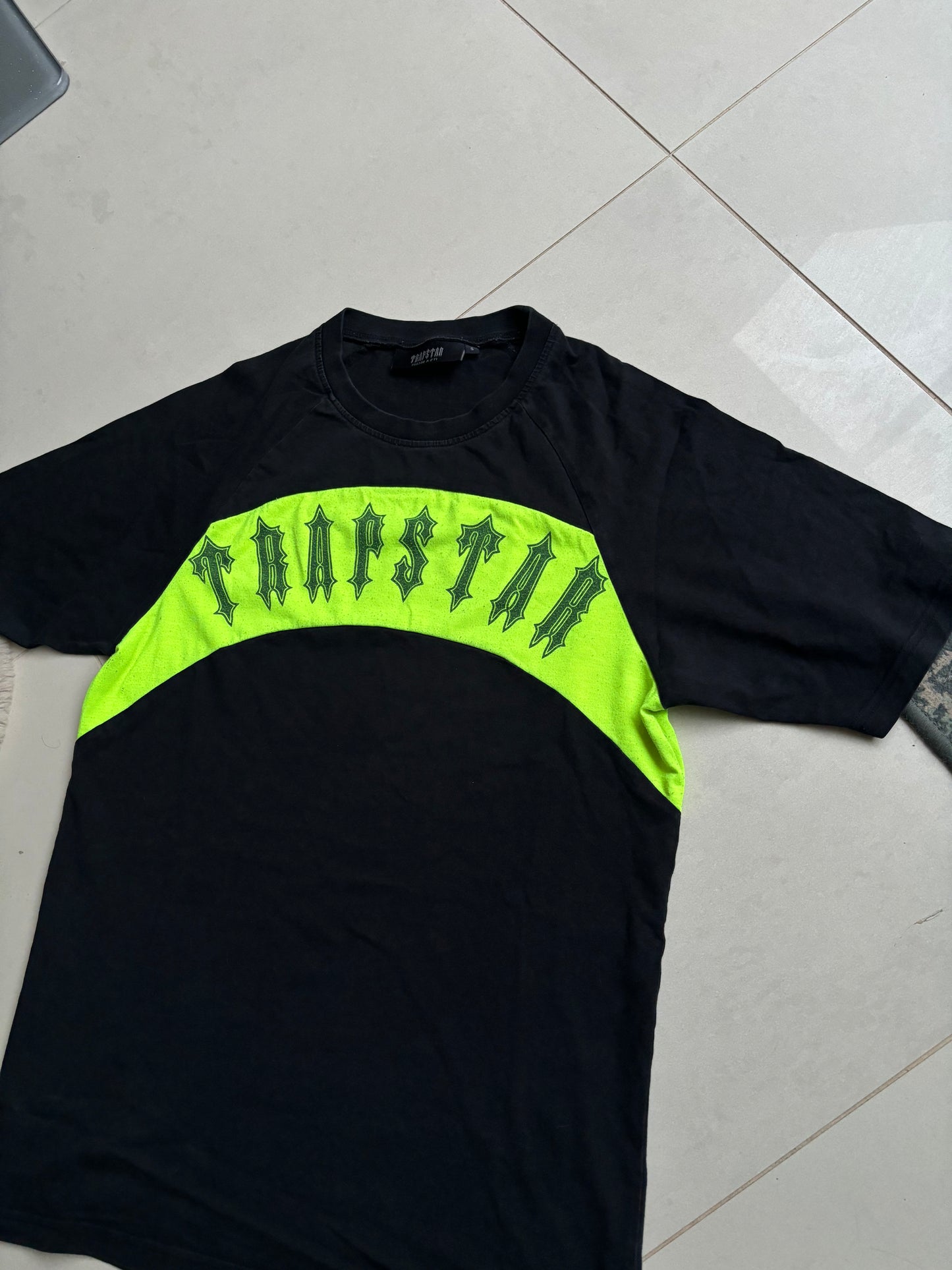 Trapstar Irongate OG Black Neon T Shirt S