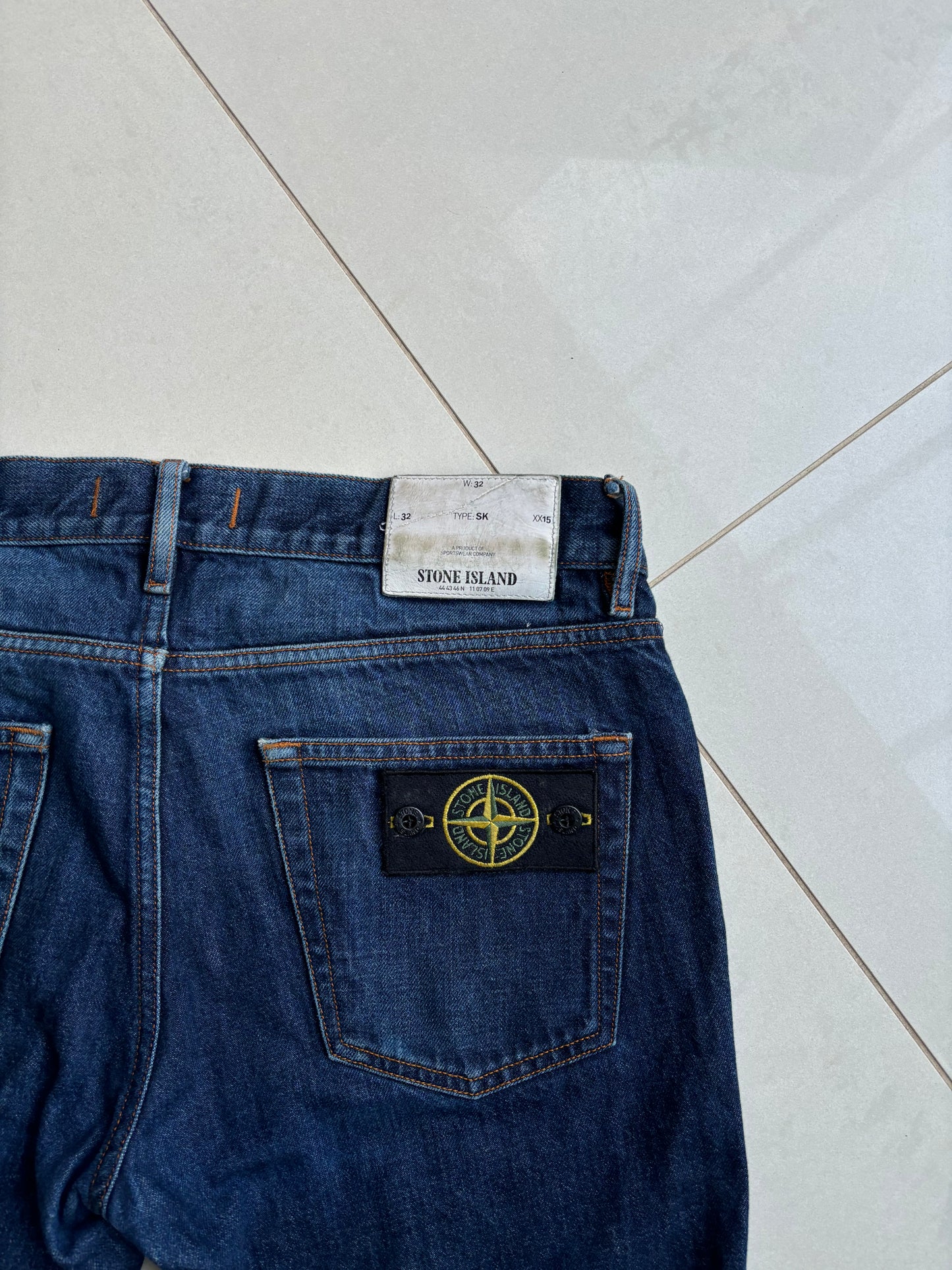 Stone Island Slim Navy Blue Jeans 32/32