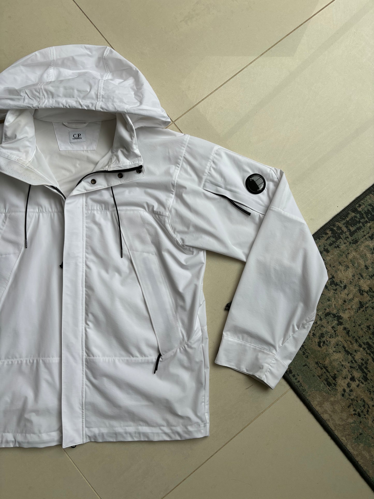 C.P Company ProTek Windbreaker Track Jacket White 48