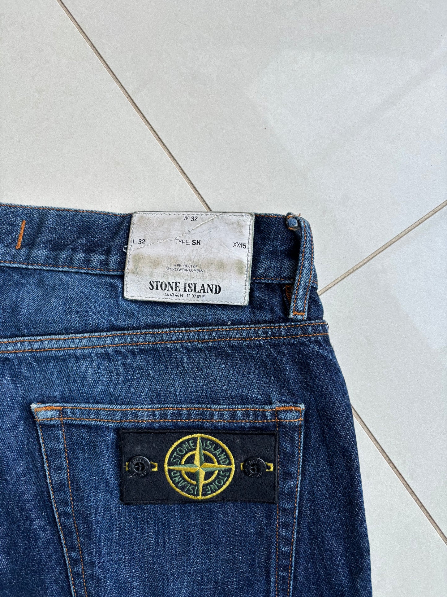 Stone Island Slim Navy Blue Jeans 32/32