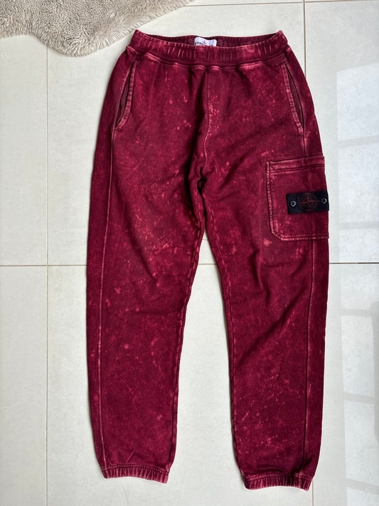 Stone Island OVD-Dye SS2021 Crimson Red Joggers S