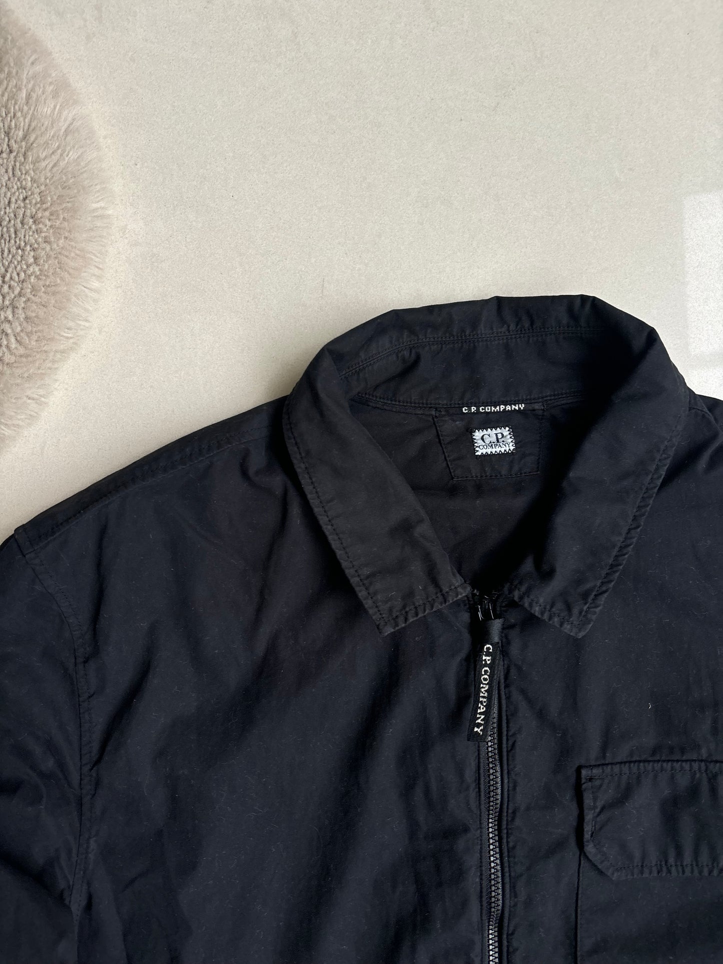 C.P Company Black Overshirt SS23 L