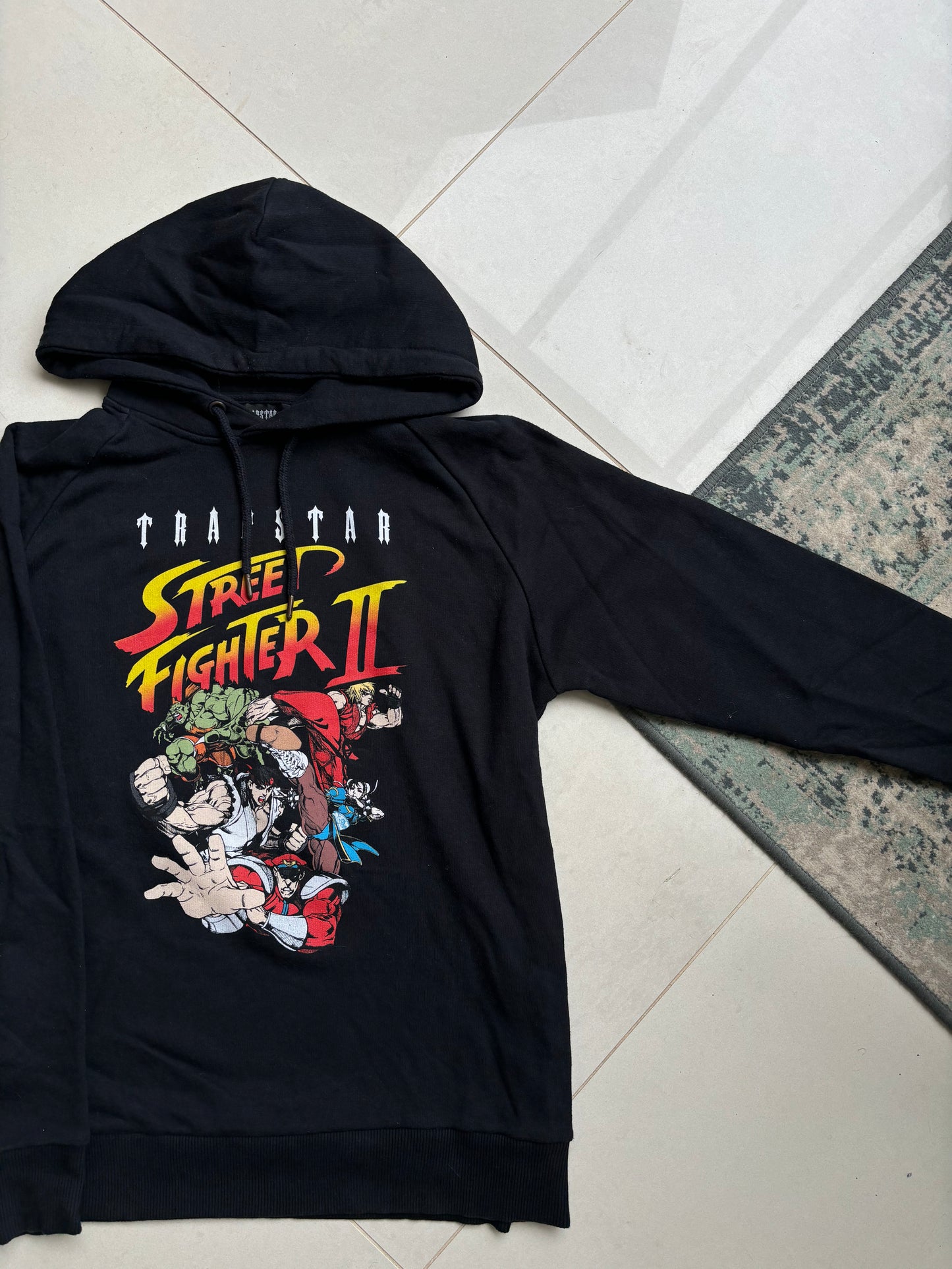 Trapstar x Street Fighter 2 Hoodie Black M