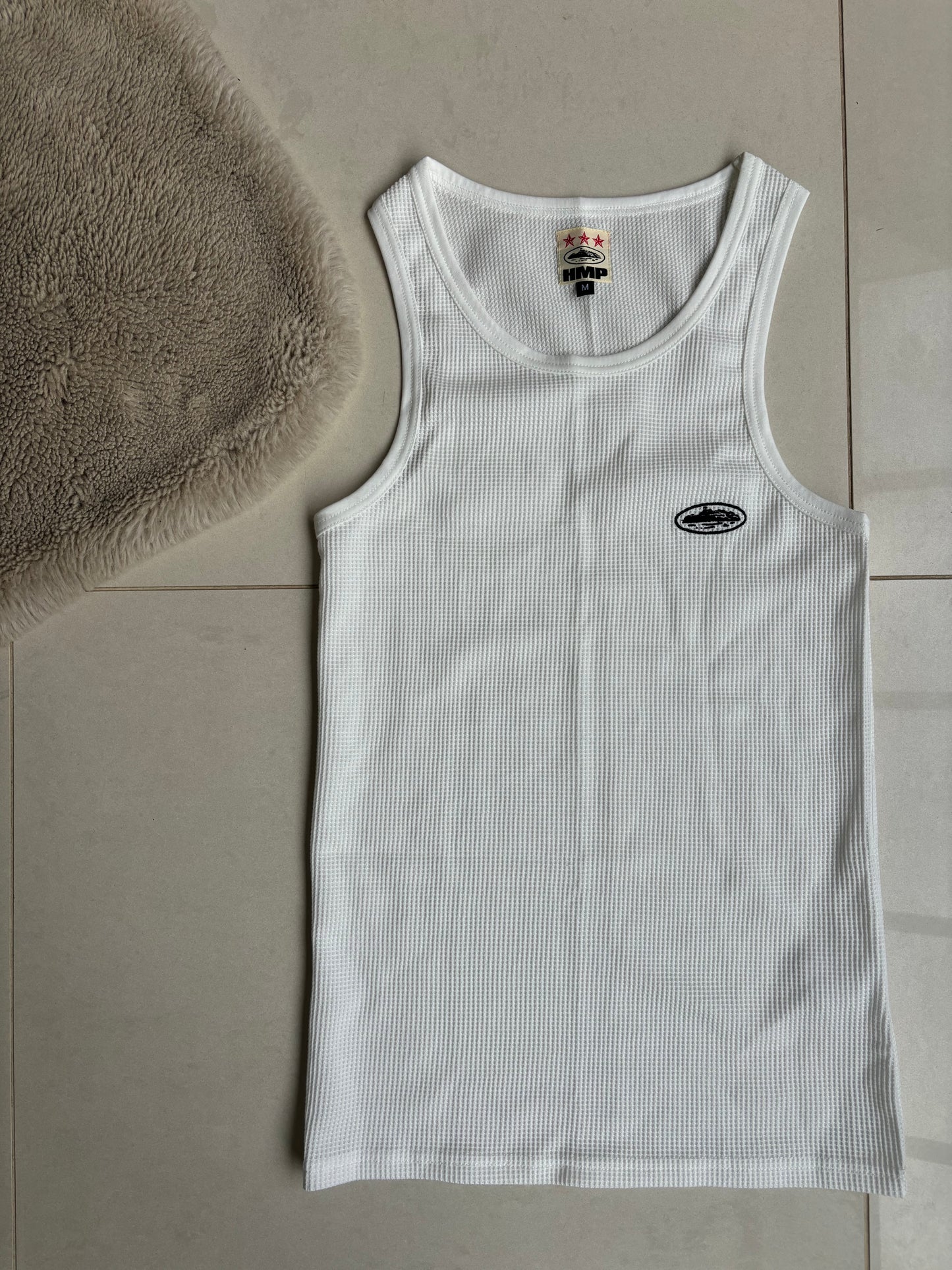 Corteiz HMP tank top vest white M