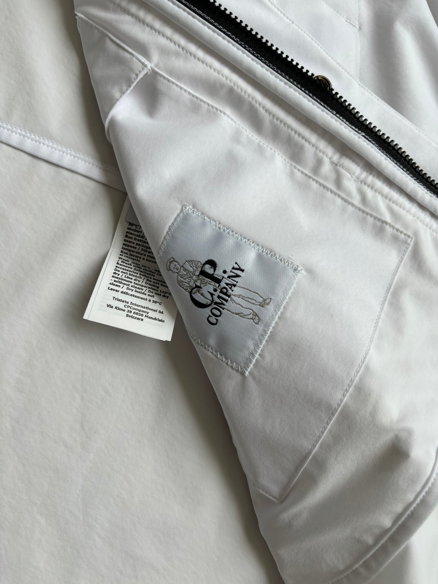 C.P Company ProTek Windbreaker Track Jacket White 48