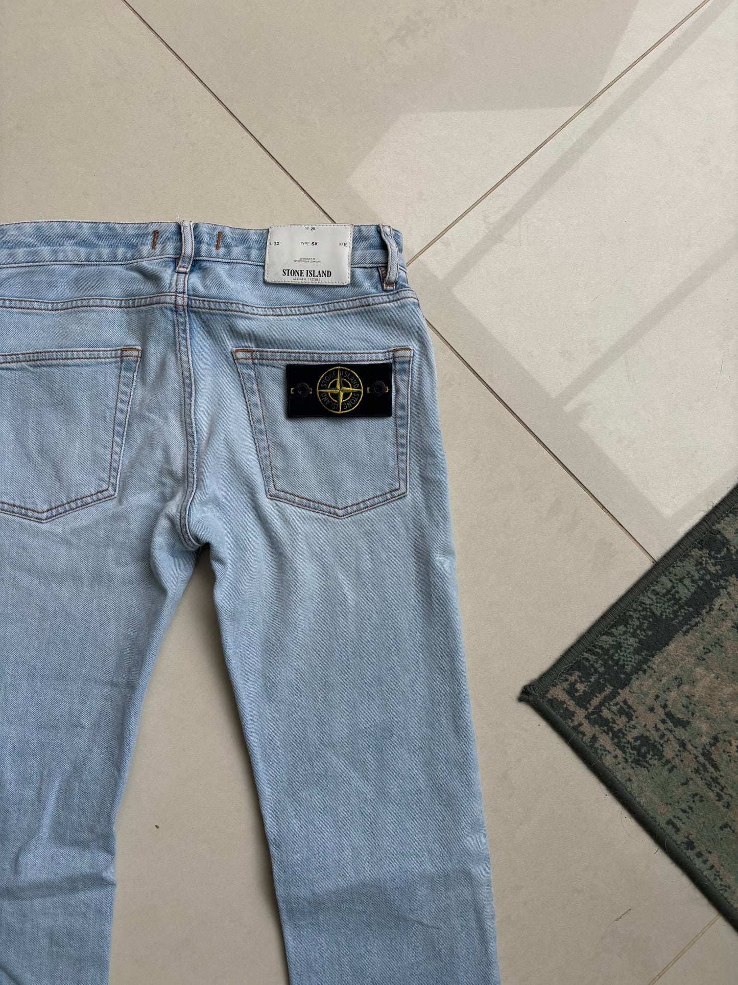 Stone Island Slim Bleach Blue Jeans 28/32