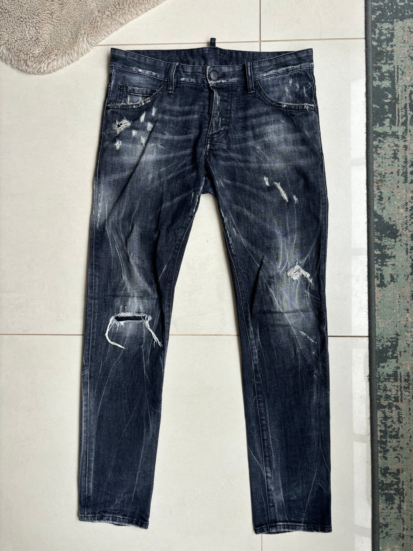 Dsquared2 Distressed Black Edition Jeans IT46