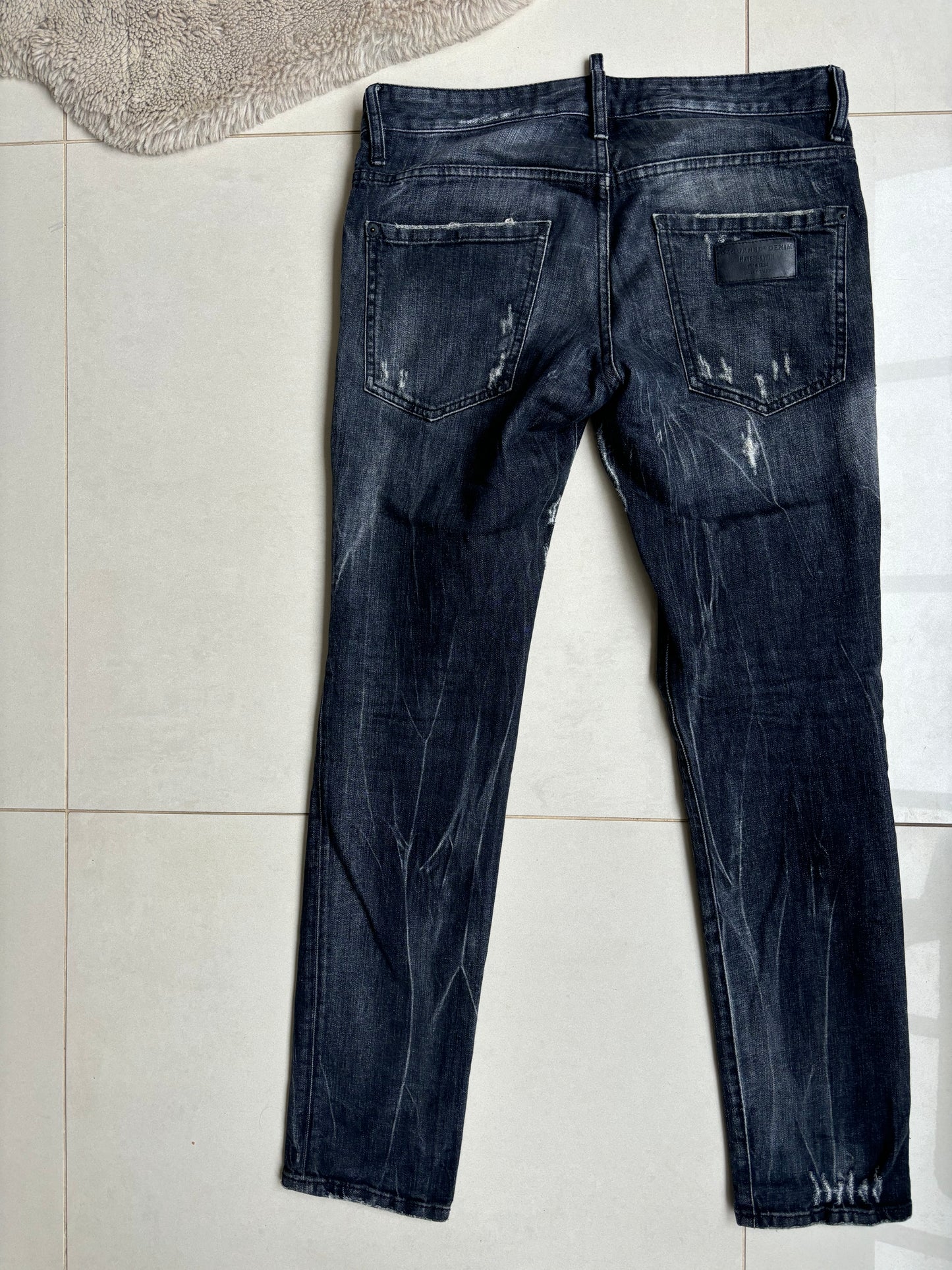 Dsquared2 Distressed Black Edition Jeans IT46