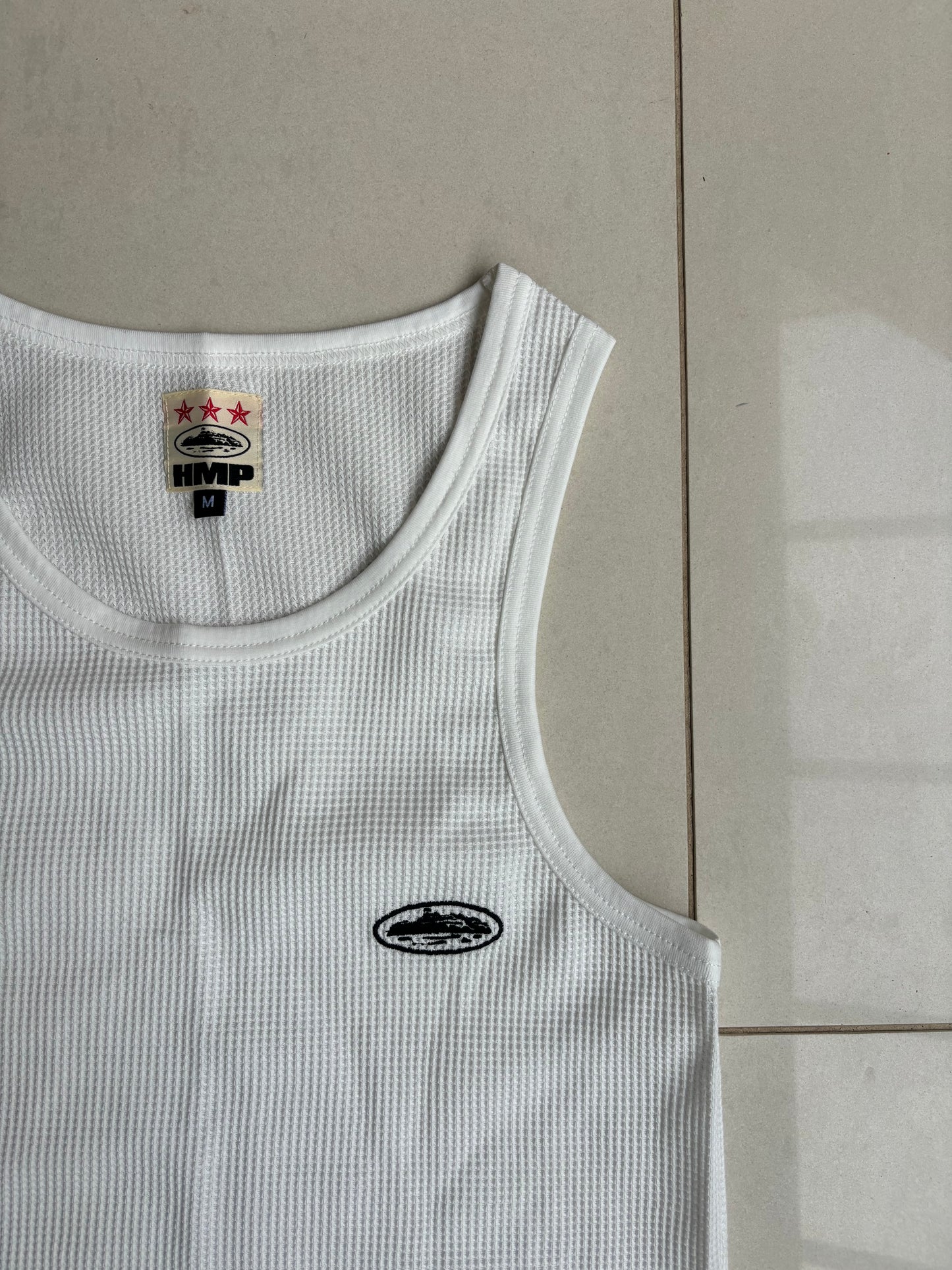 Corteiz HMP tank top vest white M