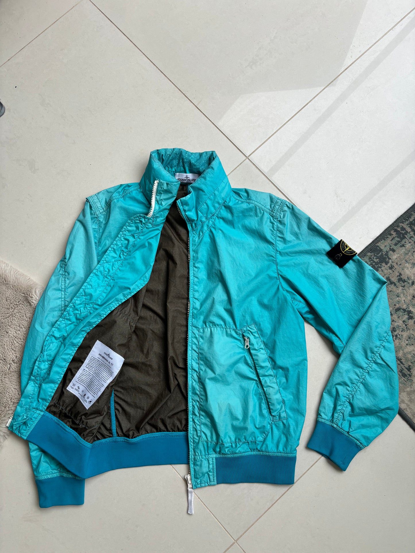 Stone Island Membrana 3L TC Jacket Turquoise M