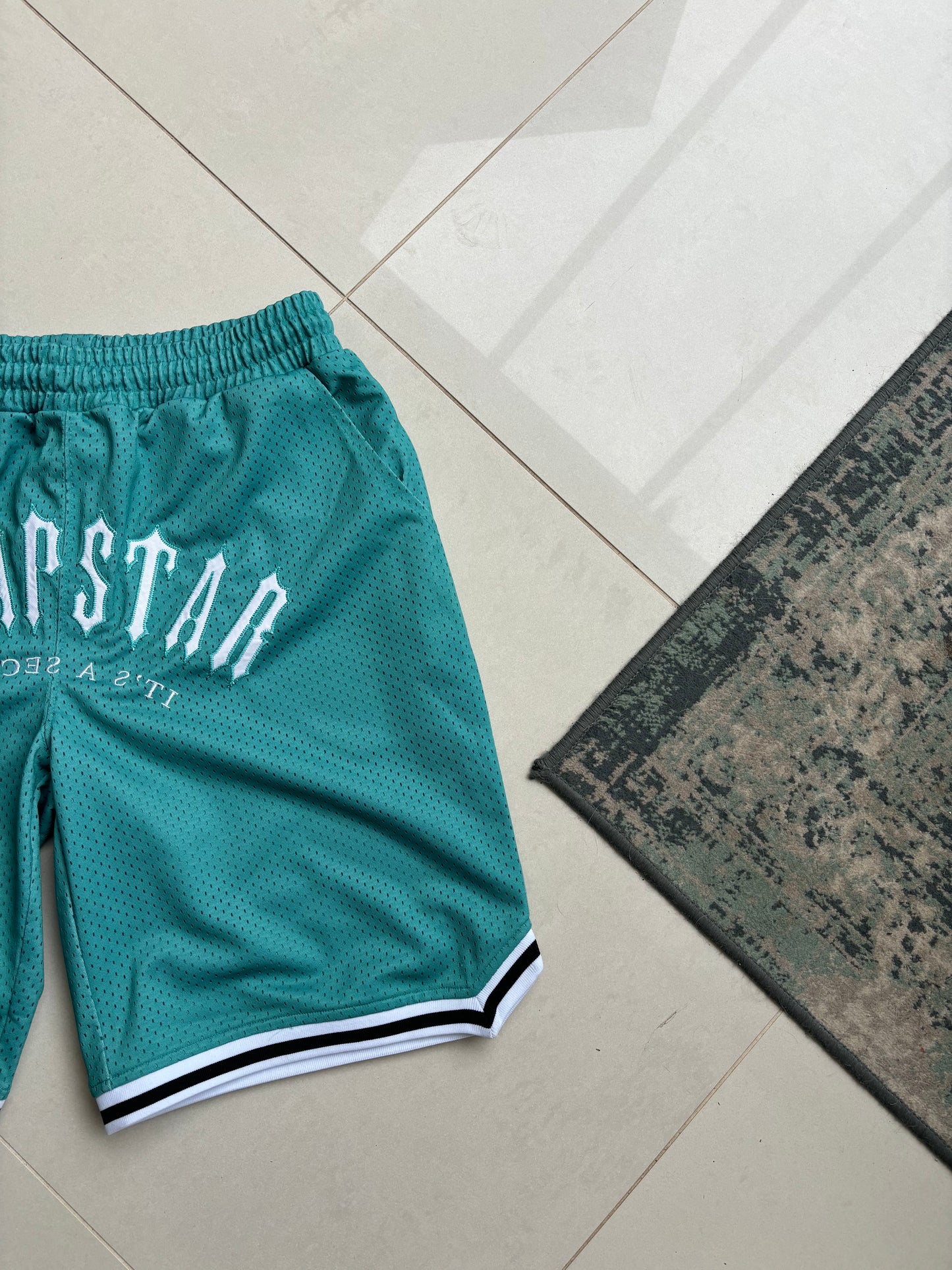 Trapstar Irongate Basketball Shorts Teal S