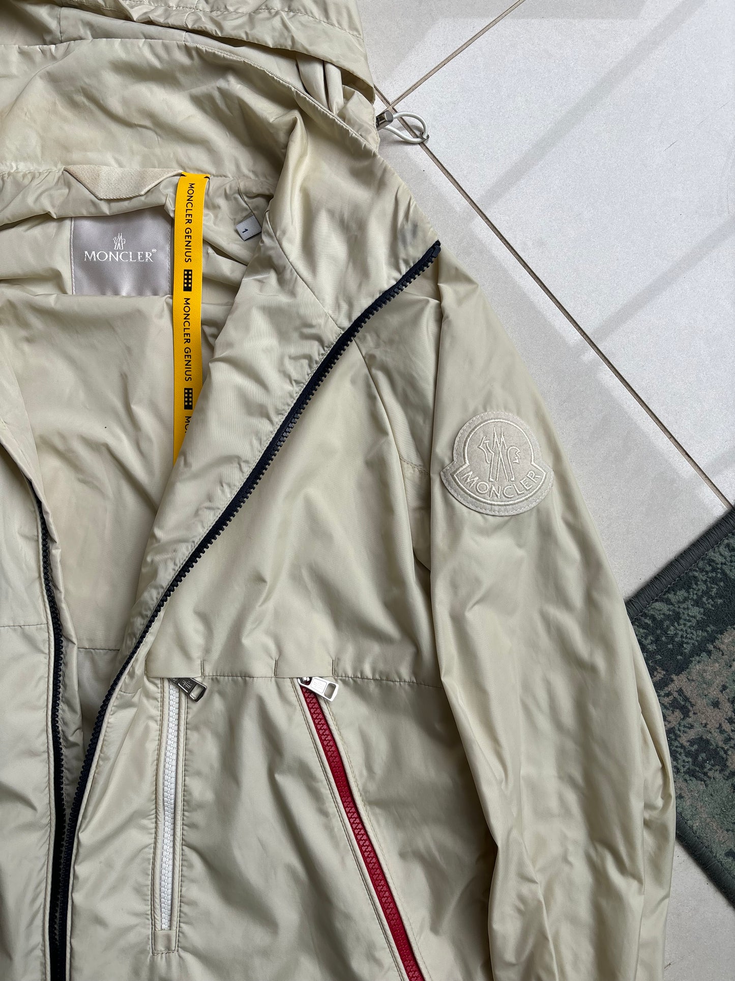 Moncler Genius Windbreaker Cream Red 1