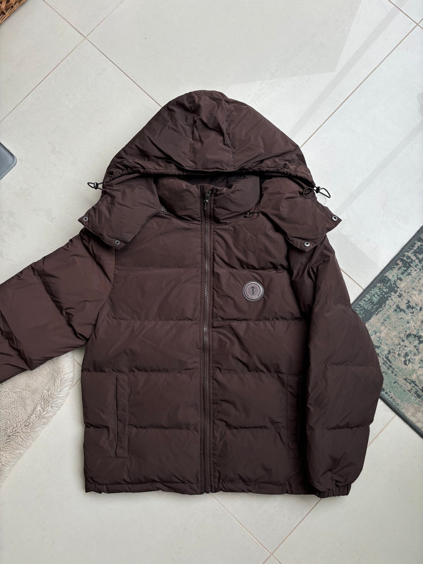 Trapstar Irongate Puffer Jacket Brown M