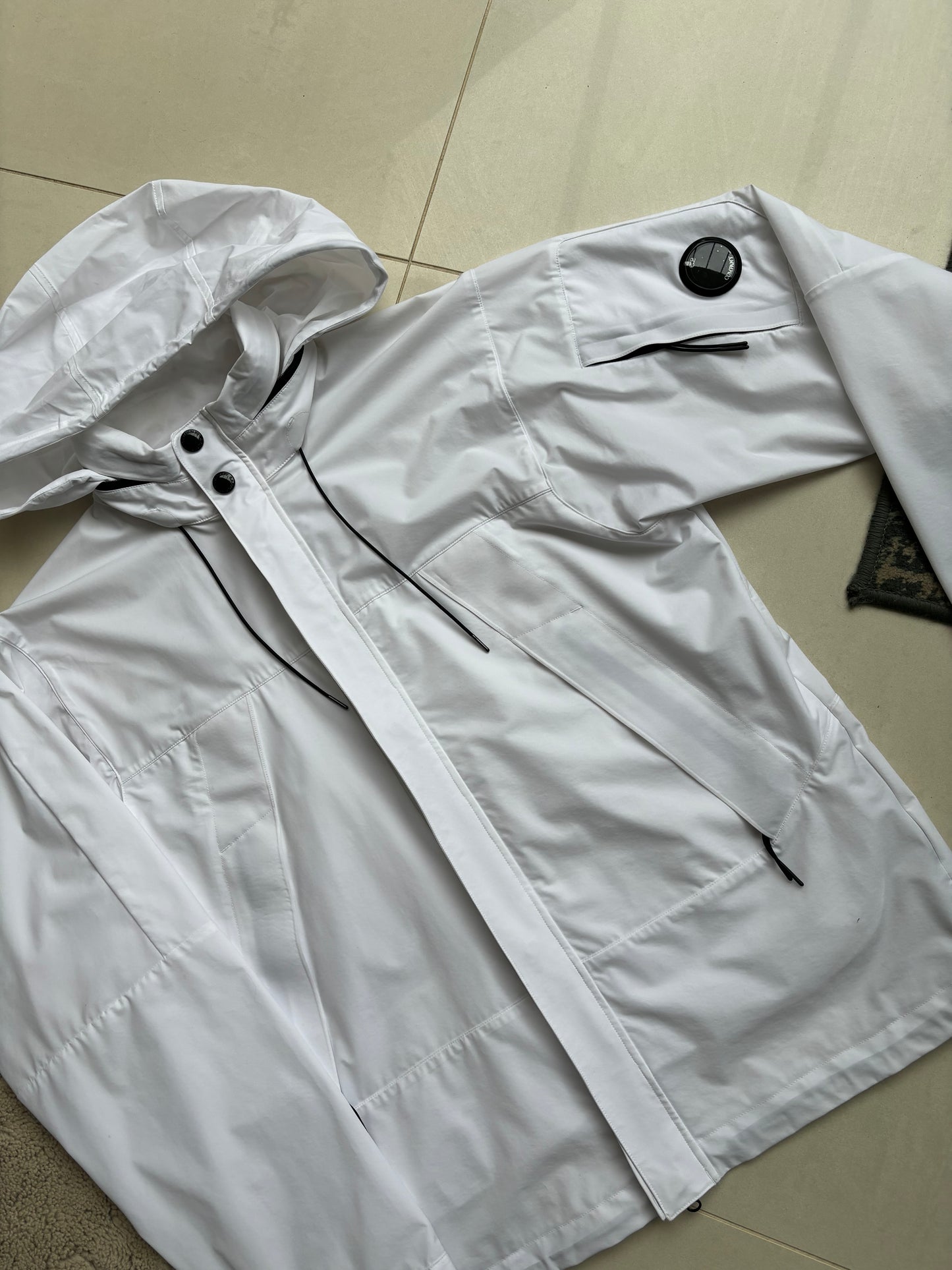 C.P Company ProTek Windbreaker Track Jacket White 48