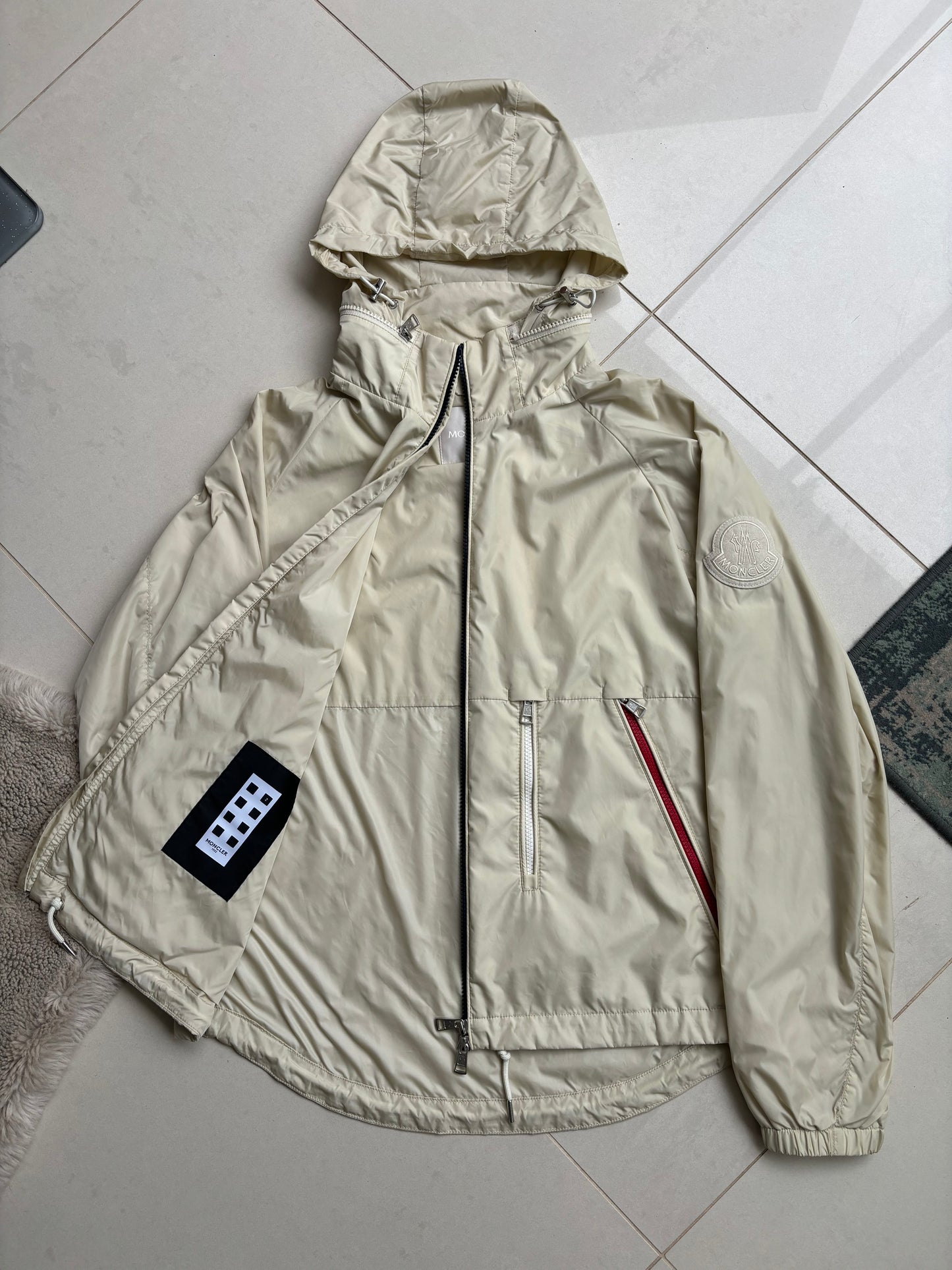 Moncler Genius Windbreaker Cream Red 1